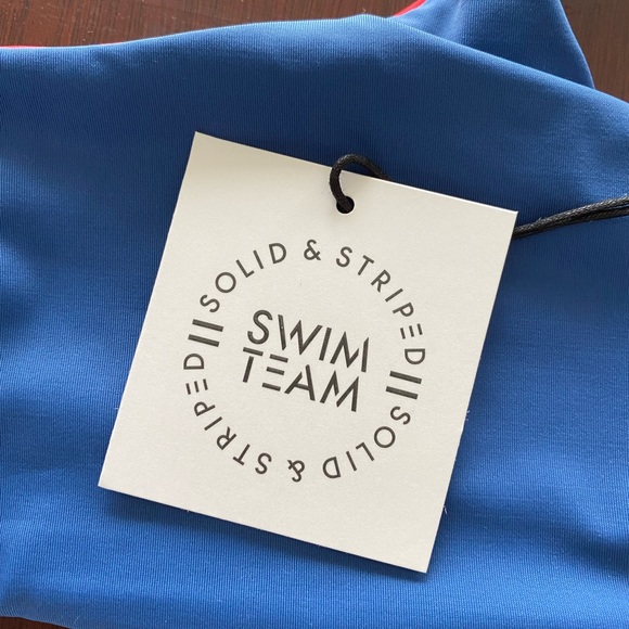 Solid & Striped Isabeli One Shoulder Reversible Bikini Top L - Picture 7 of 9